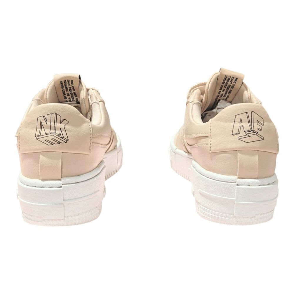 NIKE Air Force 1 'Pixel' (Pink Blush) Sneakers Size 5.5 - Picture 5 of 10